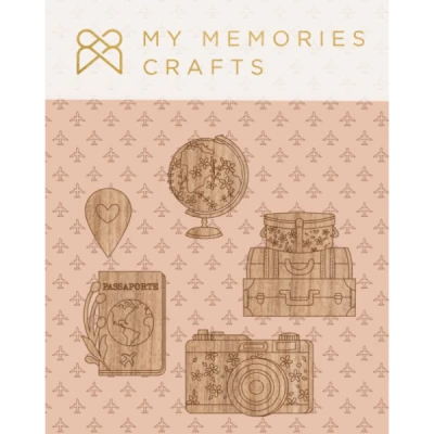 Elementos em Madeira MMCMFR-13 - My Memories Crafts - Coleção Minhas Férias