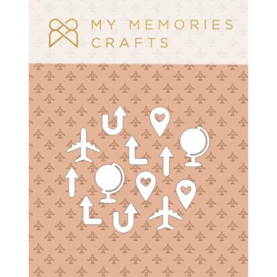 Miniaturas em Acrílico MMCMFR-15 - My Memories Crafts - Coleção Minhas Férias